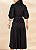 26600 VESTIDO TRICOLINE PRETO C/ BOTÕES 130CM - Imagem 6
