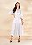 26600B VESTIDO TRICOLINE BRANCO C/ BOTÕES 130CM - Imagem 1