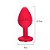 Plug Anal em silicone - Formato de Rosa - Tamanho M - 8,5x3,5 - Imagem 3