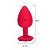Plug Anal em silicone - Formato de Rosa - Tamanho G - 10,0x4,0 - Imagem 2