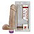 Prótese Pura Luxúria Realístico com Escroto e Vibro 18x4,4 cm - Imagem 1