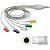 Cabo de ECG  5 Vias C/ Terminal Garra - Compatível PHILIPS - Imagem 1