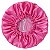 Touca De Banho De Cetim Luxo Ajustável Impermeável Antifrizz - Pink - Imagem 2