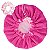 Touca Atoalhada Banho Microfibra Dupla Ajustável + Xuxinha - Rosa / Pink - Imagem 1
