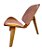 Poltrona Cadeira Shell Corino - Imagem 4