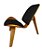 Poltrona Cadeira Shell Corino - Imagem 5