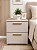 Mesa De Cabeceira Compacta Lateral Dubai Mdp 58x50x40 Cm - Imagem 5