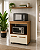 Balcão Angela Multiuso P/ Forno E Microondas Compacto Savana/off white - Imagem 1