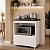Balcão Elisa 2 Portas Para Cooktop 5 Bocas Branco - Imagem 1