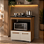Balcão Elisa 2 Portas Para Cooktop 4 Bocas E Forno Savana/Off White - Imagem 1