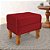 Puff Retro Baú Luiz Xv Capitonê Promoção Vermelho - Imagem 1