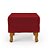Puff Retro Baú Luiz Xv Capitonê Promoção Vermelho - Imagem 3