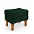 Puff Retro Baú Luiz Xv Capitonê Verde - Imagem 2