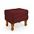 Puff Retro Baú Luiz Xv Capitonê Bordô - Imagem 2