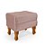 Puff Retro Baú Luiz Xv Capitonê Rose - Imagem 2