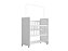 Mini Berço Branco Grade Móvel Colchão Incluso Bebê Moisés FloFlo - Imagem 3