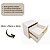 Kit 2 Mesas De Cabeceira Compacta Lateral Dubai cor Off white - Imagem 9