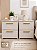 Kit 2 Mesas De Cabeceira Compacta Lateral Dubai cor Off white - Imagem 1