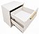 Kit 2 Mesas De Cabeceira Compacta Lateral Dubai cor Off white - Imagem 4