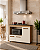 Balcão Ana para Cooktop 5 Bocas SAVANA/OFF WHITE com 3 Portas Cozinha – Móvel de Cozinha Funcional - Imagem 1