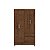 Guarda Roupa Ideal Plus 4 Portas COR:IMBUIA - Imagem 3