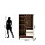Guarda Roupa Ideal Plus 4 Portas COR:IMBUIA/CHAMP - Imagem 7