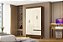 Guarda Roupa Ideal Plus 4 Portas COR:IMBUIA/CHAMP - Imagem 1