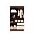 Guarda Roupa Ideal Plus 4 Portas COR:IMBUIA/CHAMP - Imagem 3