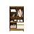 Guarda Roupa Ideal Plus 4 Portas COR:NAT/BRISA/CHAMP - Imagem 3