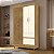 Guarda Roupa Ideal Plus 4 Portas COR:NAT/BRISA/CHAMP - Imagem 1