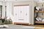 Guarda Roupa Ideal Plus 6 Portas COR:IMBUIA - Imagem 13