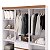 Guarda Roupa Ideal Plus 6 Portas COR:IMBUIA - Imagem 10