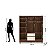 Guarda Roupa Ideal Plus 6 Portas COR:IMBUIA/CHAMP - Imagem 5