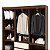 Guarda Roupa Ideal Plus 6 Portas COR:IMBUIA/CHAMP - Imagem 7