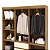 Guarda Roupa Ideal Plus 6 Portas COR:NAT/BRISA/CHAMP - Imagem 4