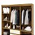 Guarda Roupa Ideal Plus 6 Portas COR:NAT/BRISA/CHAMP - Imagem 2