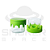 Oil Slick de vidro com tampa de silicone - 5ml - Imagem 1