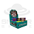 Seda Ultra Fina - Lion Rolling Circus - King Size + Piteira - Imagem 1