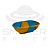 Cuia de Silicone - Abduzido - Space Tour SPA Sunset - Imagem 3