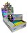 Seda - Lion Rolling Circus - Prata Mini Size 70mm - Imagem 1