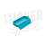 Cuia de Silicone - Silly Dog - Tray Base - Azul - Imagem 1
