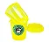 Dichavador Plástico- Copo Starbucks - 3 Partes - Amarelo - Imagem 1