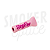 Piteira de Silicone - Silly Dog - 7mm - Rosa - Imagem 1