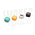 Slick Glass Jar - TGB - 5ml - 1 Divisoria - Imagem 1