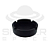 Cinzeiro de Silicone - Preto - Simples - Imagem 1
