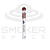 Piteira de Vidro - Smoker Space - Bolinha - Marrom - Imagem 1