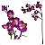Mini Orquídea Phalaenopsis Artificial Premium - Imagem 1