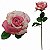 Galho de Rosa Solitária Artificial Premium - Imagem 1