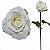 Galho de Rosa Solitária Artificial Premium - Imagem 2