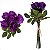 Buquê de Botão de Rosas Artificial Premium Com 6 - Imagem 1